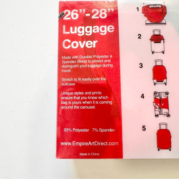 Empire Art Direct Luggage Cover 26”-28” Luggage BOSS LADY - Picture 6 of 8